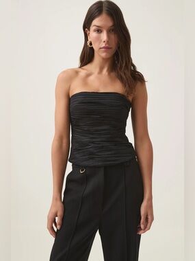 NWT! AJE SUNBEAM RUCHED BUSTIER